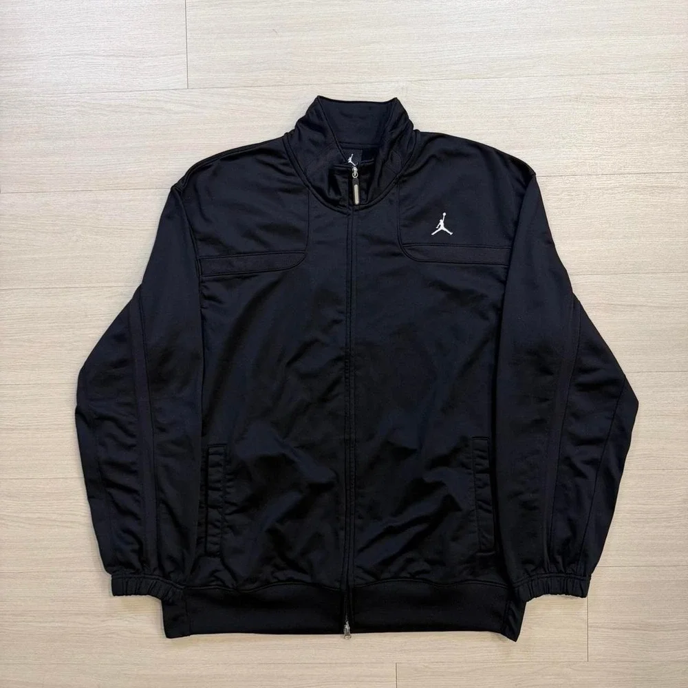 VTG Jordan 85-05 20th Anniversary Track Jacket Black XL Excellent Condition Y2K